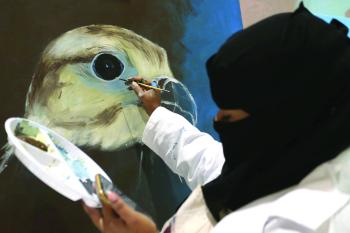 «ملهم».. رحلة إلى تاريخ وعالم الصقور بالمملكة