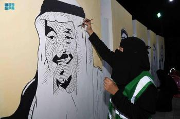 رسومات جدارية ومسابقات وطنية بالهفوف