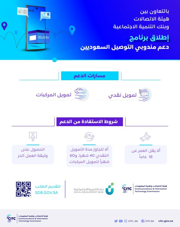 إطلاق برنامج دعم مندوبي التوصيل في التطبيقات المسجلة