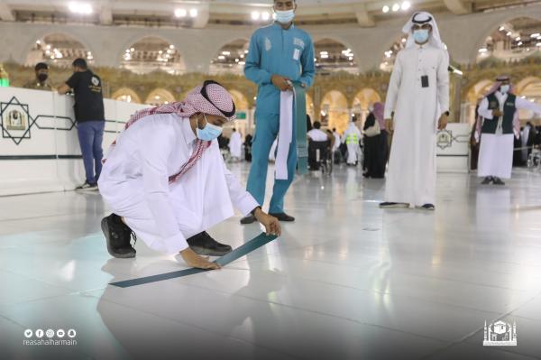 لتوفير سبل الراحة.. استحداث 25 مسارًا بالمسجد الحرام