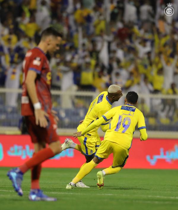 النصر يقسو على أبها بثلاثية