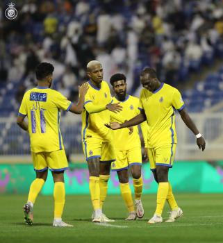 النصر يقسو على أبها بثلاثية