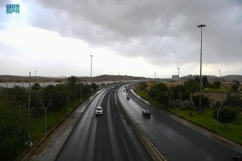 أمطار رعدية على الطائف