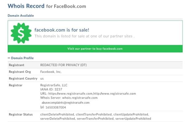 تقارير عالمية: عرض ««Facebook للبيع