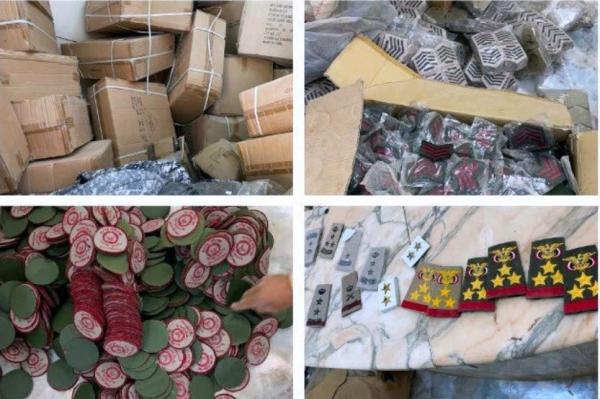 ضبط 10 آلاف نوط ورتب عسكرية في مستودع بالدرعية