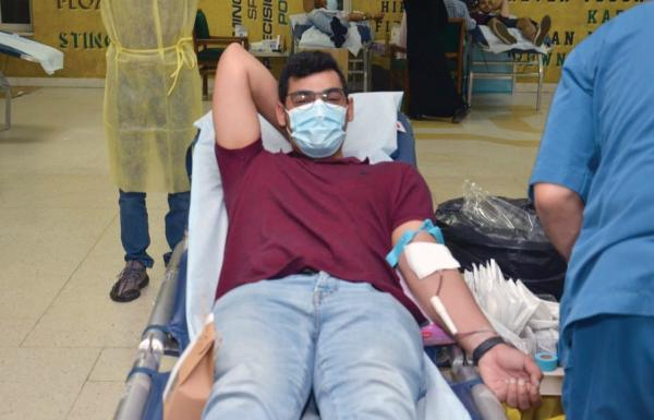 350 متبرعا بالدم في «ومن أحياها 7» بسيهات