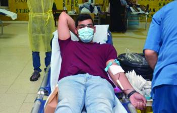 350 متبرعا بالدم في «ومن أحياها 7» بسيهات