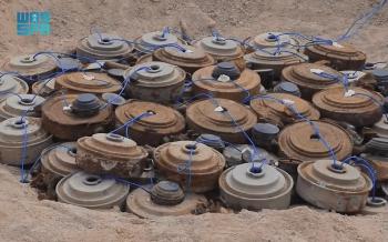 «مسام» يطهر أراضي اليمن من 1274 لغما حوثيا