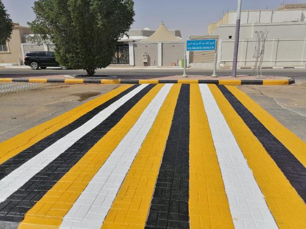 إعادة دهان المطبات بالرفيعة