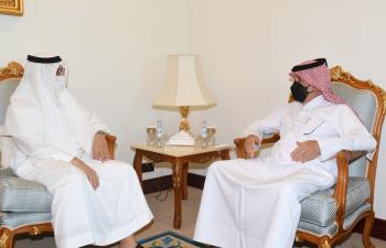 وزير الدولة للشؤون الخارجية القطري يجتمع مع سفير المملكة
