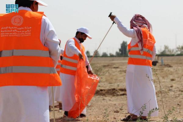 زرع 3 آلاف شجرة من النباتات المحلية جنوب رفحاء