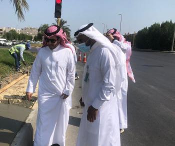 تفقد مشاريع تطوير طرق القطيف «ميدانيا»