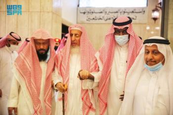 المفتي يفتتح مسجد الرئاسة العامة للبحوث العلمية
