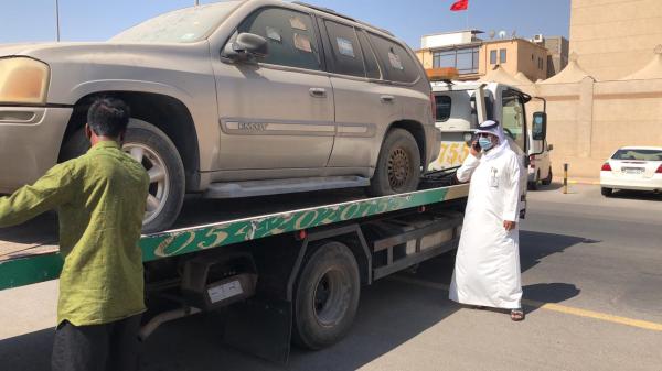 إزالة 546 مركبة مهملة بالقطيف