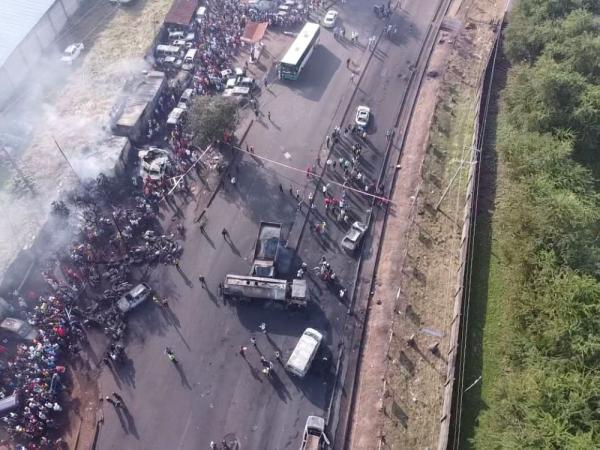 91 قتيلًا في انفجار شاحنة وقود في سيراليون