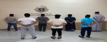 ضبط «5» مخالفين لنظام أمن الحدود ارتكبوا جرائم سلب