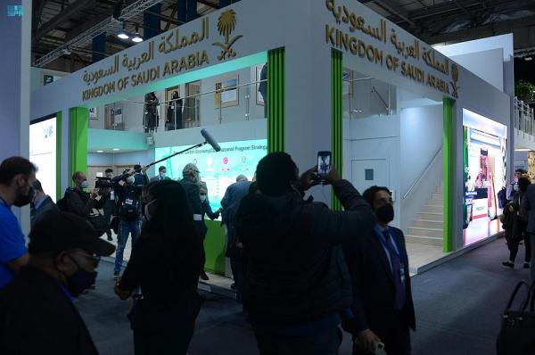 جناح المملكة بـ «COP26» يناقش معالجة التغيرات المناخية