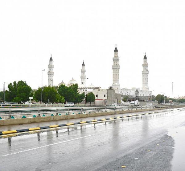 أمطار رعدية على المدينة المنورة حتى الـ 6 مساء