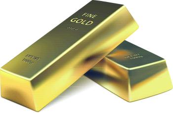الذهب ينخفض بفعل قوة الدولار