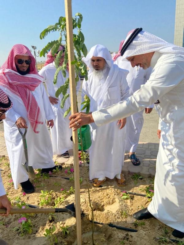 تشجير فرع «الأمر بالمعروف» في الشرقية