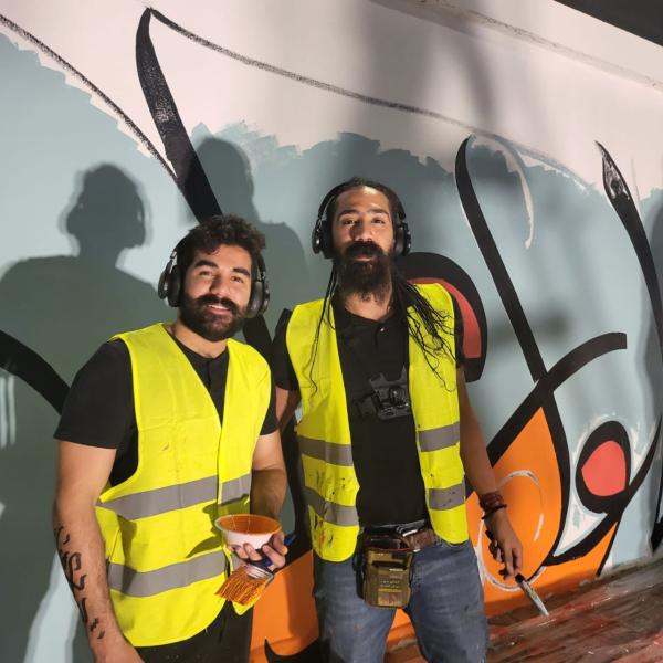 جدارية «عام الخط العربي» على مساحة 300 متر بالأحساء
