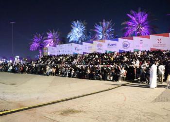 20 ألف زائر في أول أيام مهرجان «نصف ماراثون الخبر الدولي»