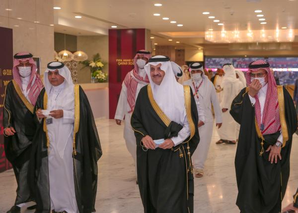 الأمير سعود بن نايف يمثل المملكة في افتتاح بطولة العرب بالدوحة