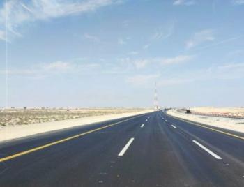 فتح طريق «أبو حدرية» أمام حركة السير بعد إصلاحه