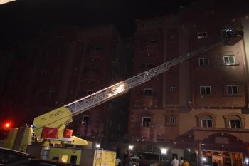 الدفاع المدني: إخماد حريق بشقة سكنية في جدة