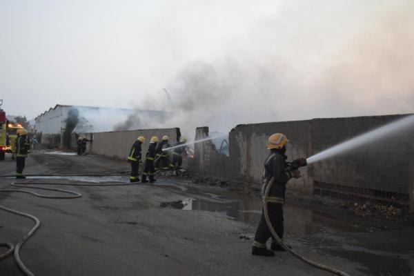 إخماد حريق في موقع بحي بريمان بجدة .. ولا إصابات