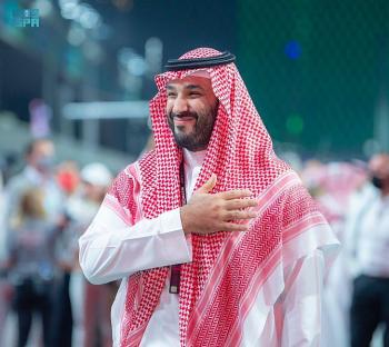 ولي العهد يشهد منافسات سباق جائزة السعودية الكبرى للفورمولا 1