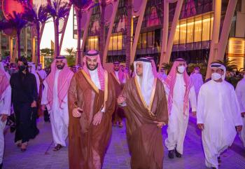 ولي العهد يزور معرض «إكسبو 2020 دبي»