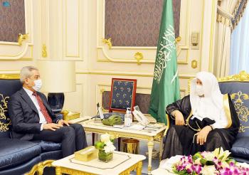 رئيس مجلس الشورى يستقبل سفير العراق لدى المملكة