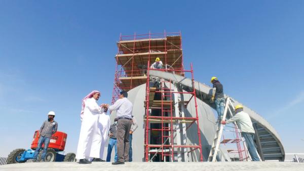 90 % إنجازا في المجسم الجمالي لهوية بقيق