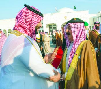ولي العهد لملك البحرين:
تربطنا علاقات أخوية متميزة