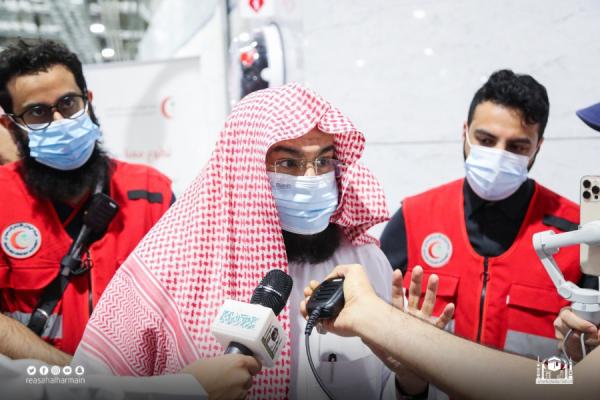 «السديس» يدشن مبادرات هيئة الهلال الأحمر السعودي