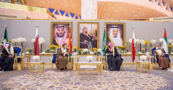 ولي العهد يستقبل قادة دول مجلس التعاون