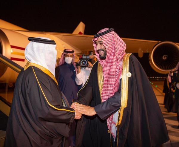 ولي العهد يستقبل قادة دول مجلس التعاون
