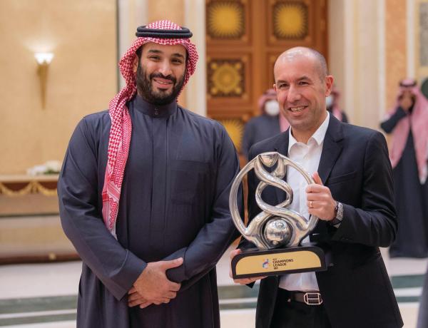 ملهم الإنجازات.. يستقبل أبطال آسيا