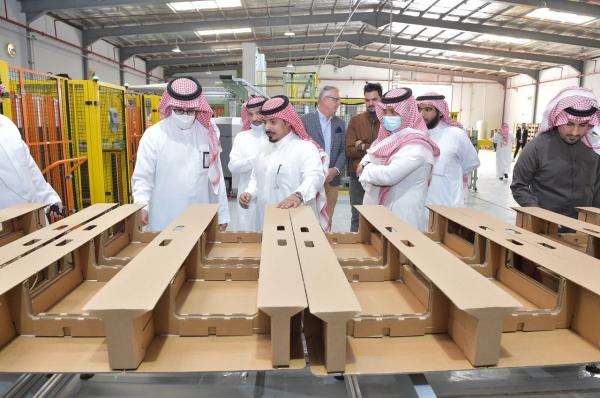 الأول من نوعه.. تدشين مصنعًا لإنتاج الكرتون المضلع بالجبيل