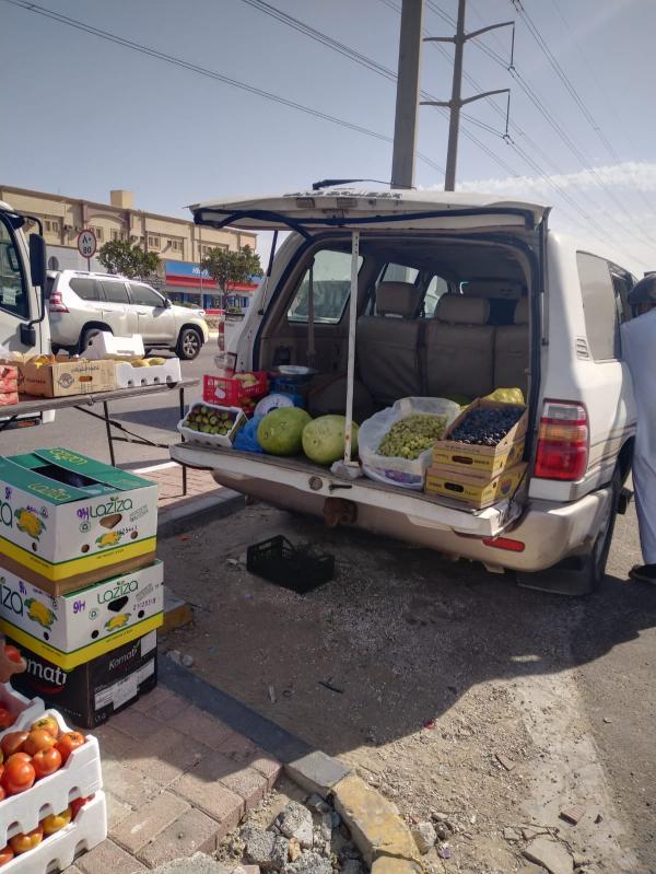 بالصور .. حملات ميدانية على الباعة الجائلة بالدمام