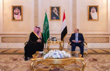 نائب وزير الدفاع يبحث مع الرئيس اليمني مبادرات المملكة لتحقيق السلام في اليمن