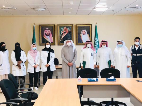 تعاون بين أيتام الجبيل والشبكة الصحية