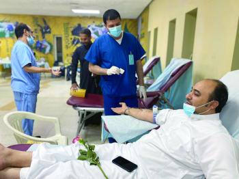 97 متبرعا في أول أيام «ومن أحياها 8» بسيهات