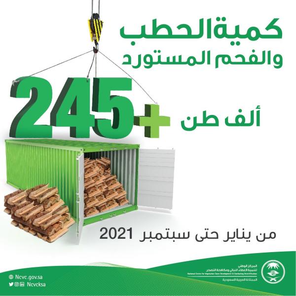 استيراد ربع مليون طن من الفحم والحطب خلال 9 أشهر 