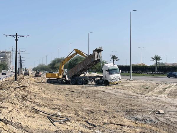 بدء العمل بممشى «الخليج» في «حمراء الخبر»