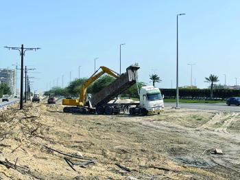 بدء العمل بممشى «الخليج» في «حمراء الخبر»