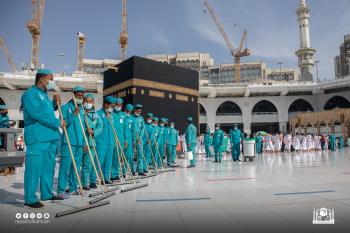 بالصور.. جاهزية وأمان.. كيف استعدت «رئاسة الحرمين» بعد عودة إجراءات التباعد؟