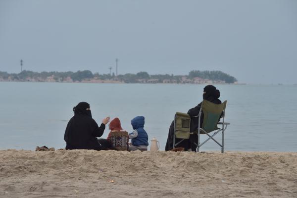 بعد أمطار الجمعة.. بهجة في واجهة الخبر البحرية