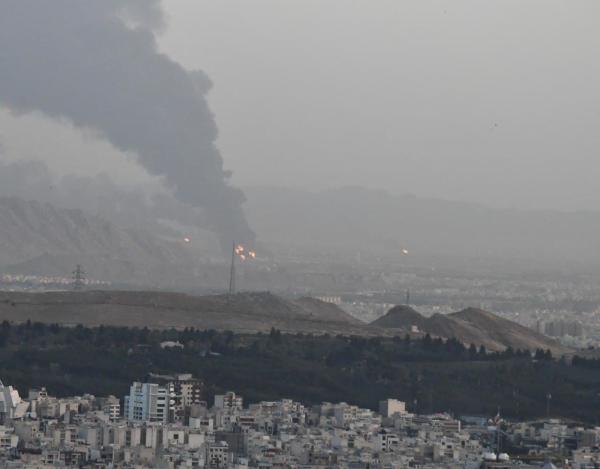 حريق كبير في منصة غاز جنوب إيران
